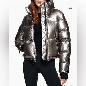 SAM. Marni Women's Metallic Puffer Jacket